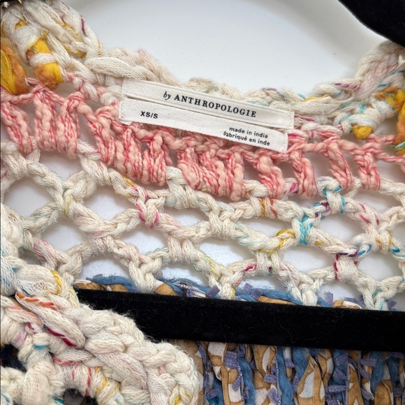 :Price Firm: Anthropologie Mia Hand-Knit Cropped Cardigan - Picture 3 of 9